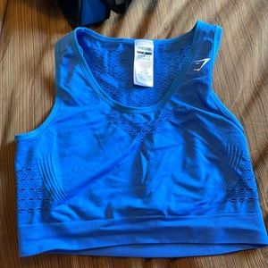 Gymshark medium blue sports bra
